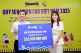 Vinamilk và Quỹ sữa vươn cao Việt Nam dành tặng 500.000 hộp sữa đến trẻ em khó khăn  nhân dịp  kỷ niệm 50 năm thống nhất đất nước