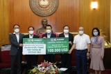 K-Market ủng hộ 100.000 USD cùng nhiều nhu yếu phẩm trị giá 1,6 tỷ đồng cho công tác phòng, chống dịch Covid-19