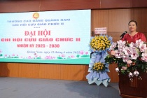 Đại hội Chi hội cựu giáo chức II Trường Cao đẳng Quang Nam lần thứ nhất nhiệm kỳ 2025 – 2030