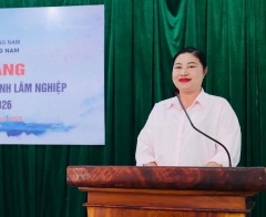 Trường Cao đẳng Quảng Nam: Khai giảng lớp đào tạo ngành Lâm nghiệp tại huyện Nam Trà My