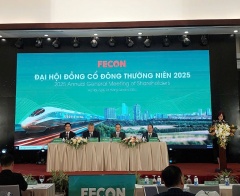 Đại hội cổ đông FECON 2025: Đặt mục tiêu doanh thu, lợi nhuận tăng mạnh, tập trung vào các dự án phát triển hạ tầng
