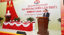 Đại hội Đảng bộ xã Tam Mỹ - thành phố Đà Nẵng lần thứ I: Phát huy tiềm năng, lợi thế chủ động hội nhập tạo sự bứt phá về kinh tế - xã hội trong tình hình mới