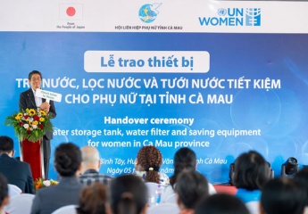 Women facing drought and saltwater intrusion supported