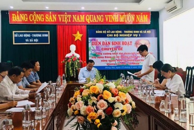 Đảng ủy Sở Lao động – Thương binh và Xã hội Quảng Trị đẩy mạnh công tác xây dựng, chỉnh đốn Đảng và hệ thống chính trị