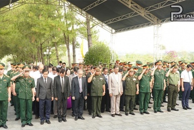 Thừa Thiên Huế: Truy điệu và an táng 16 hài cốt liệt sĩ hi sinh tại Lào