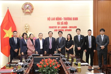 Thứ trưởng Nguyễn Bá Hoan tiếp và làm việc với Nghiệp đoàn Success Group (Nhật Bản)