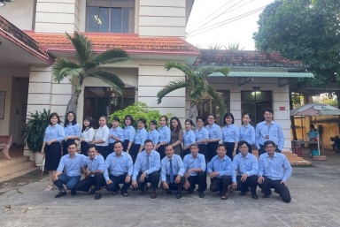 Xây dựng cảnh quan môi trường xanh, sạch, đẹp tại Trung tâm Dịch vụ việc làm Bình Phước