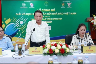 Giải Vô địch Bóng bàn Hội Nhà báo Việt Nam khởi tranh đầu tháng 12-2024