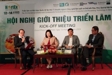 HORTEX VIETNAM 2025 - Cơ hội hợp tác kinh doanh trong lĩnh vực công nghệ sản xuất và chế biến rau, hoa, quả