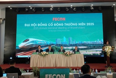 Đại hội cổ đông FECON 2025: Đặt mục tiêu doanh thu, lợi nhuận tăng mạnh, tập trung vào các dự án phát triển hạ tầng
