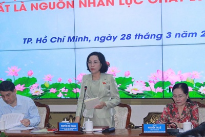 Ủy ban Thường vụ Quốc hội giám sát về chính sách phát triển và sử dụng nguồn nhân lực tại TP.HCM