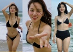 Ngô Lan Hương 'Đi giữa trời rực rỡ' chăm mặc bikini khoe dáng bốc lửa