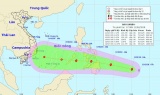 Bão Sanba giật cấp 10 đang hướng vào Biển Đông