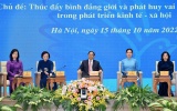 Thủ tướng đối thoại về Thúc đẩy bình đẳng giới và phát huy vai trò của phụ nữ