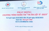 Nhắn tin gửi Cổng thông tin nhân đạo quốc gia ủng hộ Quỹ tri ân liệt sĩ