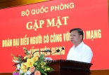 Đại diện lãnh đạo Bộ Quốc phòng gặp mặt thân mật Người có công tỉnh Kiên Giang