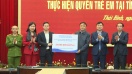 Ủy ban Quốc gia về trẻ em kiểm tra tình hình thực hiện Luật Trẻ em tại tỉnh Thái Bình