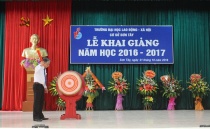 Cơ sở Sơn Tây (Trường Đại học Lao động-Xã hội) khai giảng năm học 2016 - 2017