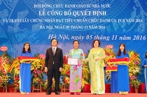 TS. Hoàng Thị Minh Phương, Hiệu trưởng Trường Đại học SPKT Vinh được bổ nhiệm chức danh Phó Giáo sư