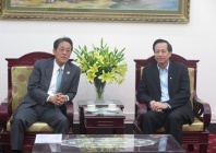 Minister Dao Ngoc Dung welcomed Ambassador of Japan in Vietnam