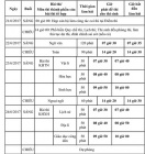 Lịch thi chính thức kỳ thi THPT quốc gia 2017