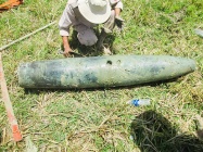 MAG safely destroyed 500lb bomb in Gio Linh district, Quang Tri province