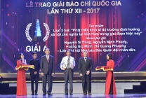 105 tác phẩm được vinh danh tại Lễ trao giải Báo chí Quốc gia năm 2017