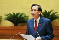 Minister Dao Ngoc Dung submitted to the National Assembly draft of Labor Code (revised)