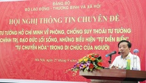 Phòng, chống suy thoái tư tưởng chính trị, đạo đức, lối sống, những biểu hiện “tự diễn biến”, “tự chuyển hóa” trong Di chúc của Bác