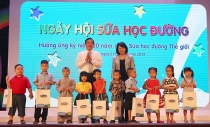 Từng bừng ngày hội sữa học đường Đà Nẵng