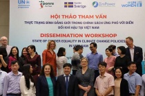 “The State of Gender Equality and Climate Change in Vietnam today” launched