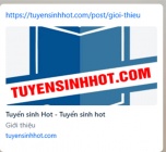 Tuyensinhhot.com - cẩm nang của học sinh và phụ huynh