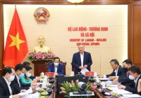 Politburo member, Secretary of the Party Central Committee Nguyen Hoa Binh worked with MoLISA