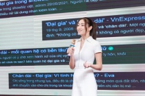 Hoa hậu Lương Thùy Linh tham gia chia sẻ tại Chương trình TEDxUEB 2022