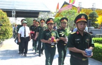 Remains of volunteer soldiers found in Laos reburied