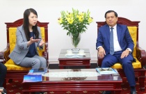 Deputy Minister Nguyen Ba Hoan received the President of JOE Union