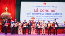 Công bố quyết định thành lập trường Cao đẳng Huế