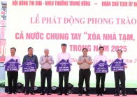 Phát động phong trào thi đua cả nước chung tay “xóa nhà tạm, nhà dột nát” 