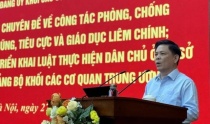 Thông tin chuyên đề về phòng, chống tham nhũng, tiêu cực và triển khai Luật Thực hiện dân chủ ở cơ sở