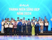 Gala “Thanh niên sống đẹp 2024”: Vinh danh 20 gương thanh niên tiêu biểu trên các lĩnh vực