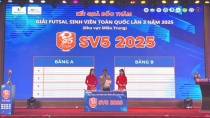 32 đội tuyển tranh tài tại Giải Futsal sinh viên toàn quốc 2025