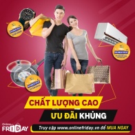 Thương hiệu lớn mang 'sản phẩm đồng hành' đến với Online Friday