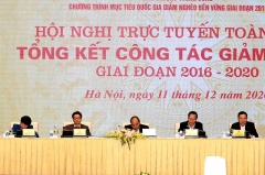 Hội nghị trực tuyến tổng kết công tác giảm nghèo giai đoạn 2016 – 2020