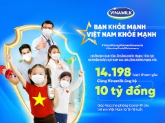 Thông điệp “ Bạn khỏe mạnh, Việt Nam khỏe mạnh” được lan tỏa, cùng góp 10 tỷ mua Vaccine cho trẻ em Việt Nam