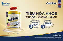 CaloSure Gold mới công thức cải tiến ít đường, tốt cho cơ xương khớp