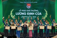 Vinh danh 57 nhà nông trẻ đoạt giải thưởng Lương Định Của năm 2021