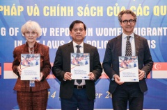 Announcing study report on women migrant workers in ASEAN countries’ laws and policies