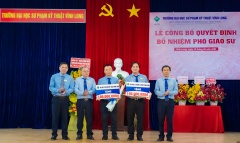 Trường Đại học Sư phạm Kỹ thuật Vĩnh Long công bố quyết định bổ nhiệm Phó giáo sư