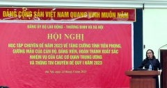 Đảng ủy Bộ Lao động – Thương binh và Xã hội tổ chức Hội nghị học tập chuyên đề năm 2023