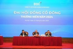 Đại hội cổ đông năm 2024: BSC đặt mục tiêu lợi nhuận 550 tỷ đồng, dự kiến trả cổ tức tỷ lệ 10%